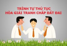 Quy trình hòa giải tranh chấp đất đai tại ủy ban nhân dân cấp phường, xã