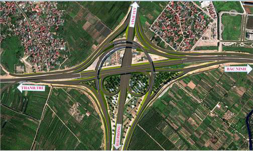 Nút giao Cổ Linh với cao tốc Hà Nội - Hải Phòng sẽ được hoàn thành trong năm 2021