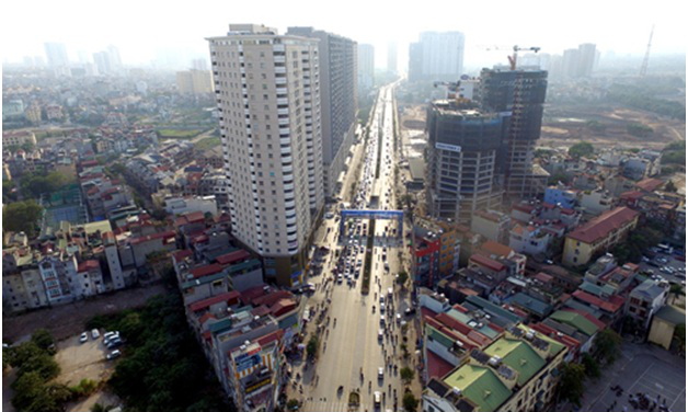 Một số khu vực tại thành phố Hà Nội có tốc độ tăng giá đất nhanh. Ảnh:Giang Huy