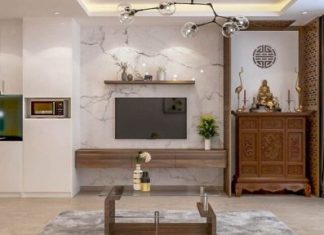 Bài trí phòng thờ chung với phòng khách như thế nào để tránh đại kỵ?